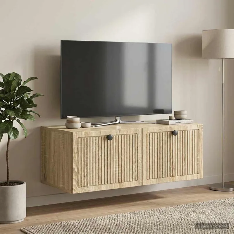 Sieninė TV spintelė Sonoma ąžuolas 78,5 x 41 x 30 cm