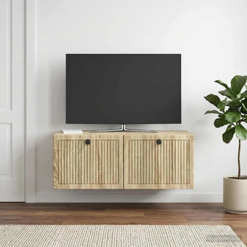 Sieninė TV spintelė Sonoma ąžuolas 78,5 x 41 x 30 cm