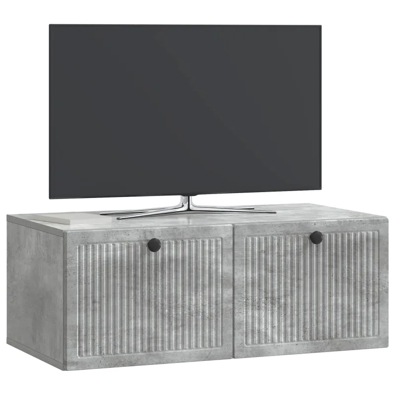 Sieninė TV spintelė Betono pilka 78,5 x 41 x 30 cm