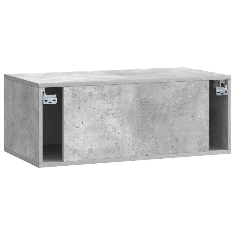 Sieninė TV spintelė Betono pilka 78,5 x 41 x 30 cm