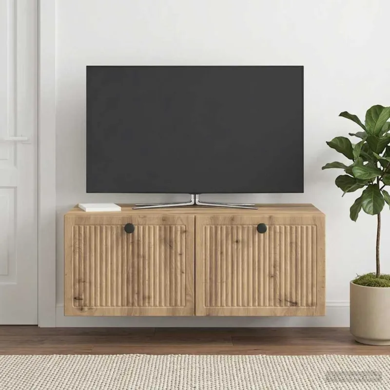 Sieninė TV spintelė Artisano ąžuolo 78,5 x 41 x 30 cm