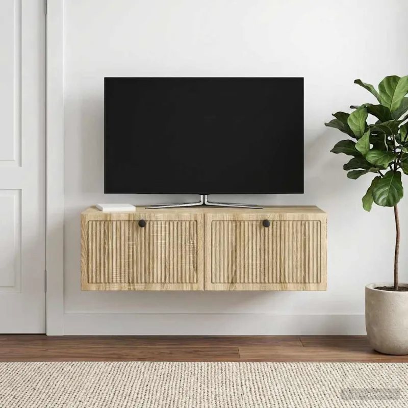 Sieninė TV spintelė Sonoma ąžuolas 98 x 41 x 30 cm