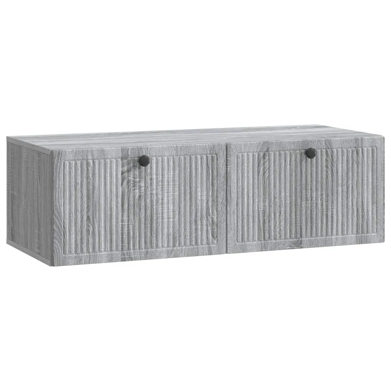 Sieninė TV spintelė Pilka sonoma ąžuolo 98 x 41 x 30 cm