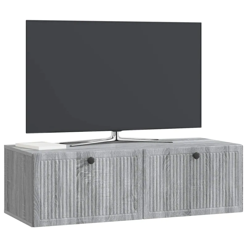 Sieninė TV spintelė Pilka sonoma ąžuolo 98 x 41 x 30 cm