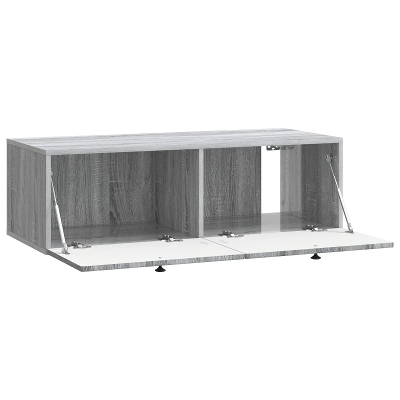 Sieninė TV spintelė Pilka sonoma ąžuolo 98 x 41 x 30 cm