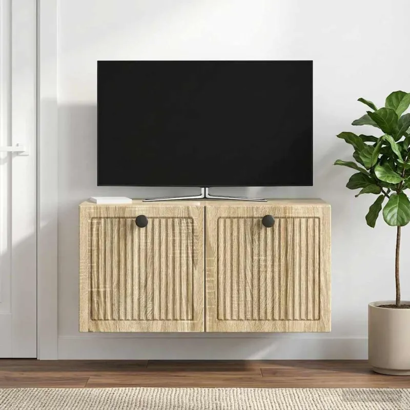 Sieninė TV spintelė Sonoma ąžuolas 59,5 x 31 x 30 cm