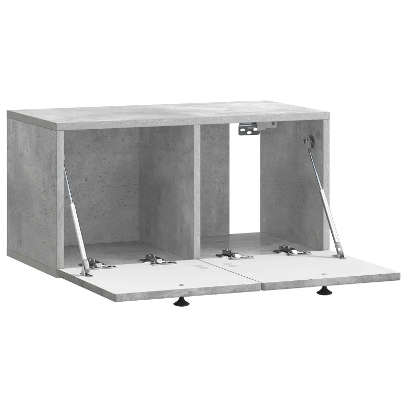 Sieninė TV spintelė Betono pilka 59,5 x 31 x 30 cm