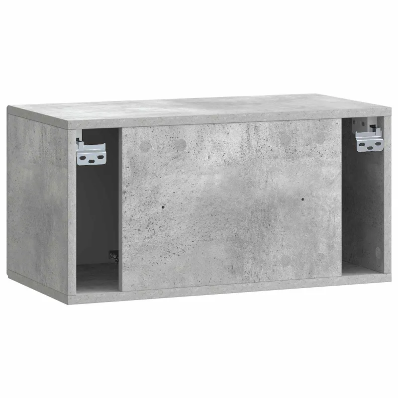 Sieninė TV spintelė Betono pilka 59,5 x 31 x 30 cm