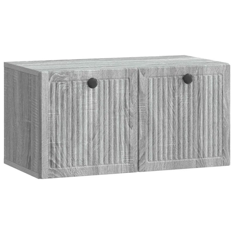 Sieninė TV spintelė Pilka sonoma ąžuolo 59,5 x 31 x 30 cm