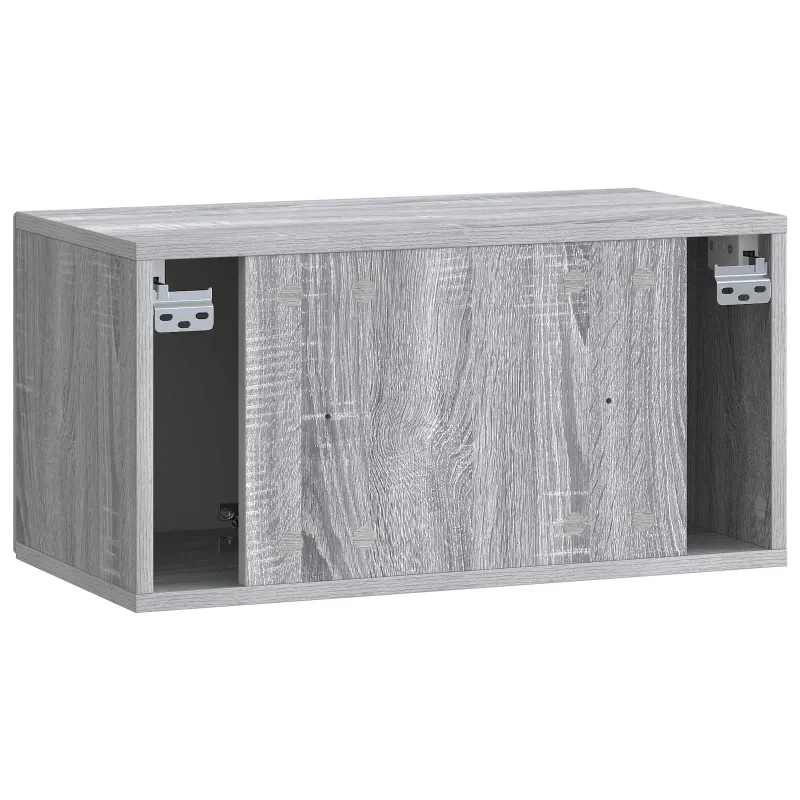 Sieninė TV spintelė Pilka sonoma ąžuolo 59,5 x 31 x 30 cm