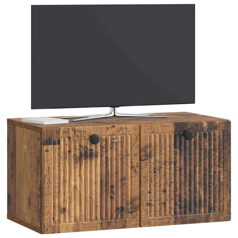 Sieninė TV spintelė Sendintos medienos 59,5 x 31 x 30 cm