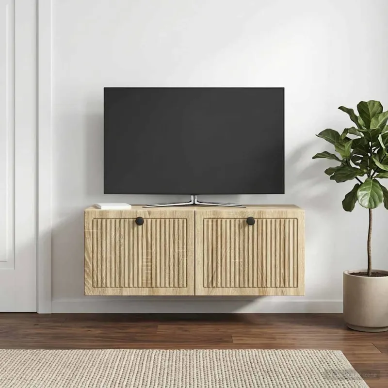 Sieninė TV spintelė Sonoma ąžuolas 78,5 x 31 x 30 cm