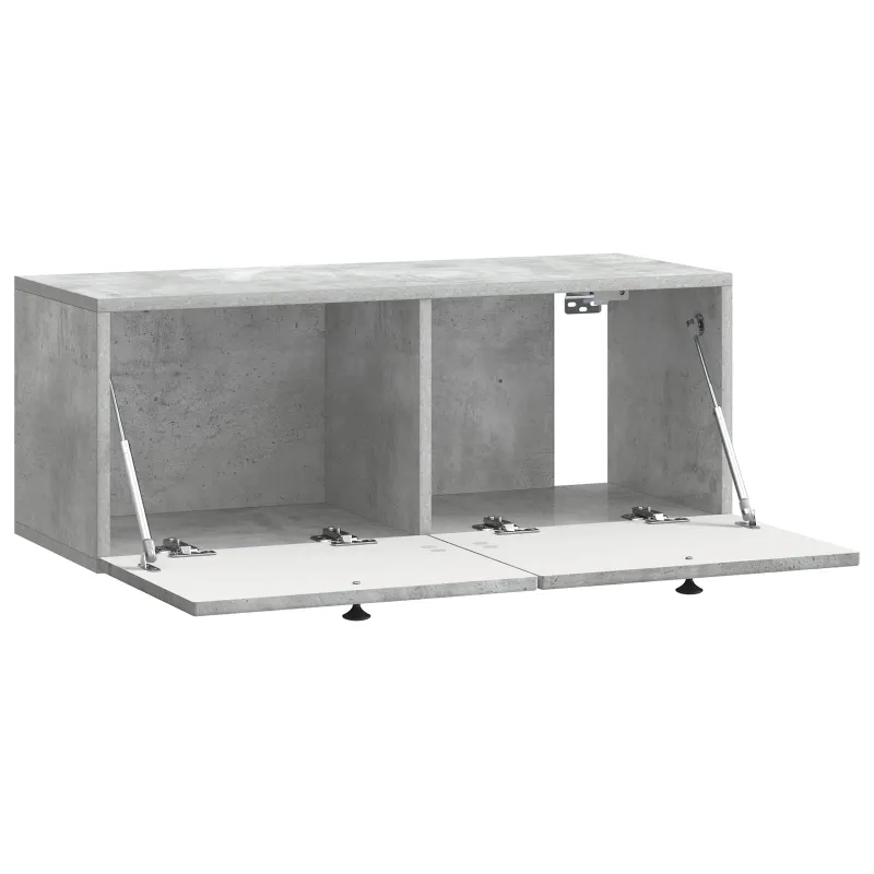 Sieninė TV spintelė Betono pilka 78,5 x 31 x 30 cm