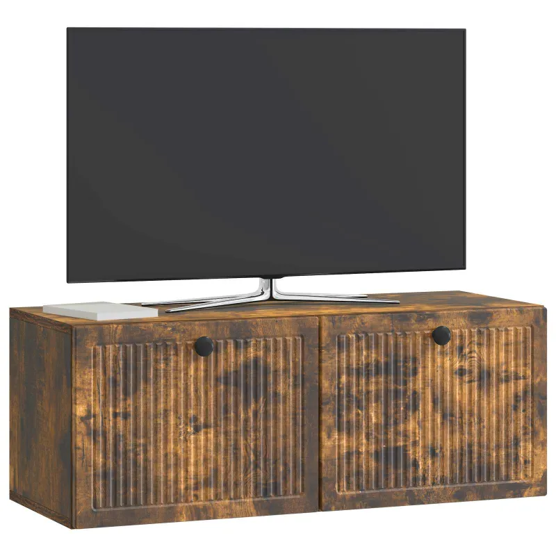 Sieninė TV spintelė Dūminio ąžuolo 78,5 x 31 x 30 cm