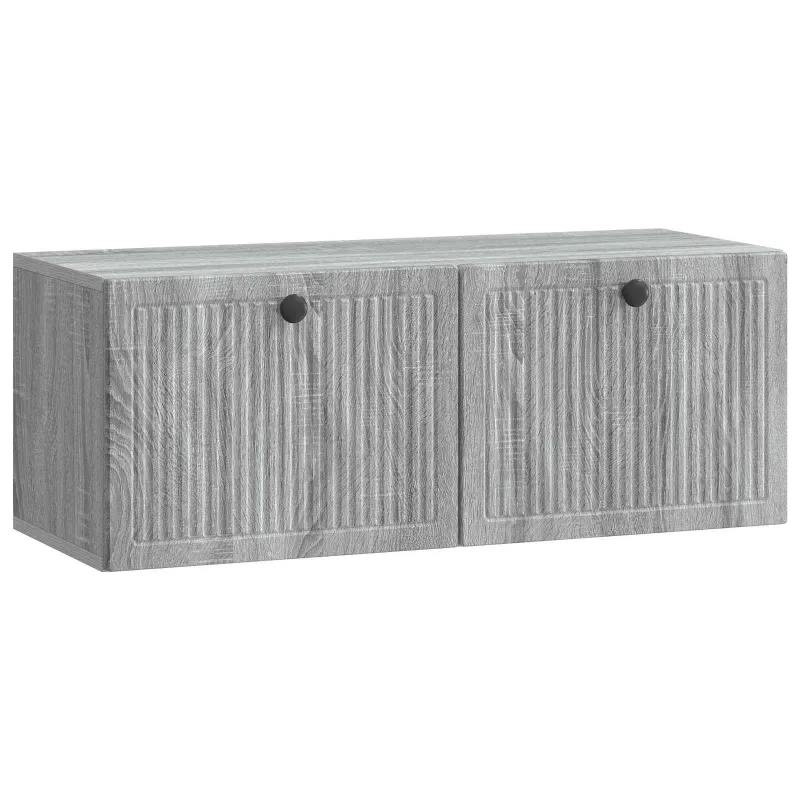 Sieninė TV spintelė Pilka sonoma ąžuolo 78,5 x 31 x 30 cm