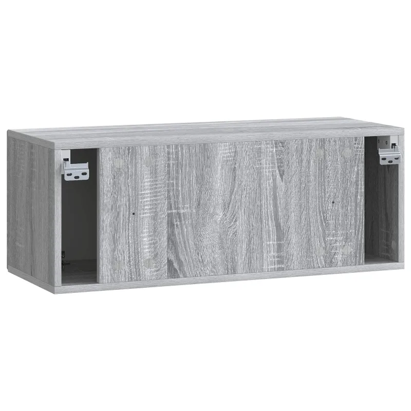 Sieninė TV spintelė Pilka sonoma ąžuolo 78,5 x 31 x 30 cm