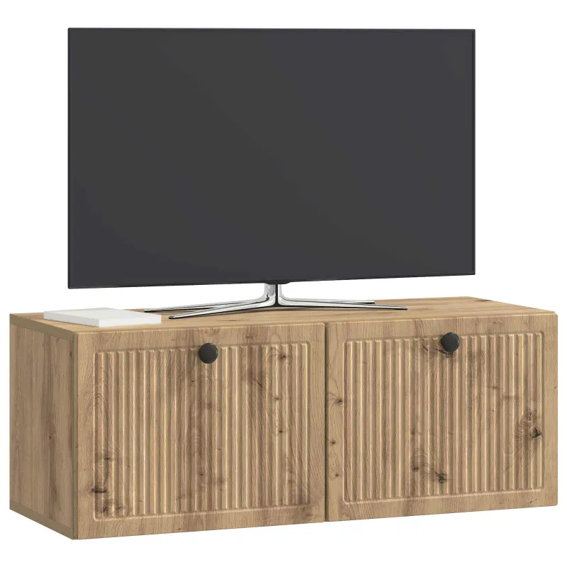 Sieninė TV spintelė Artisano ąžuolo 78,5 x 31 x 30 cm