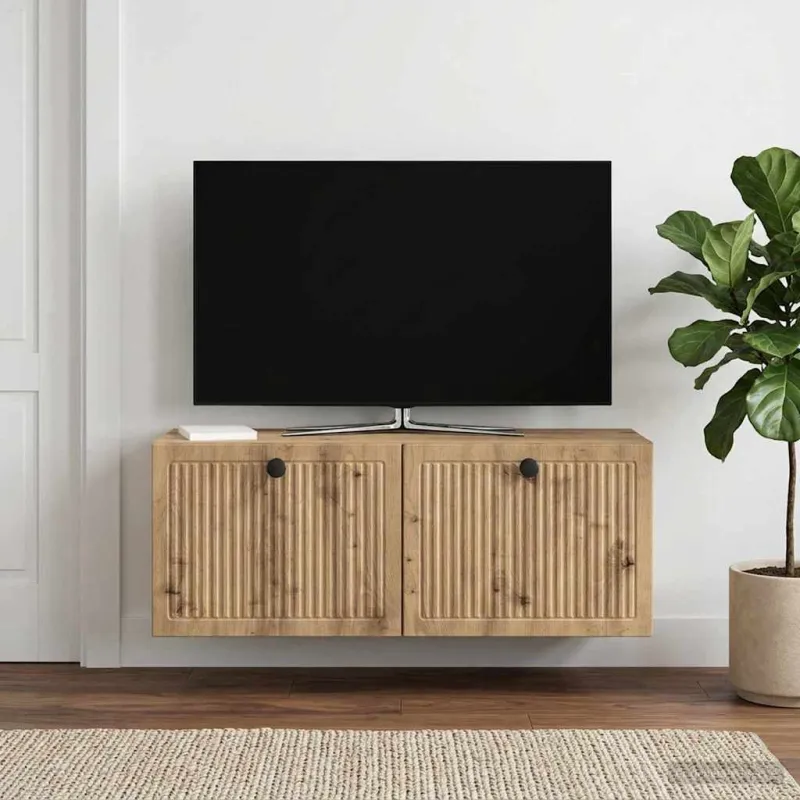 Sieninė TV spintelė Artisano ąžuolo 78,5 x 31 x 30 cm