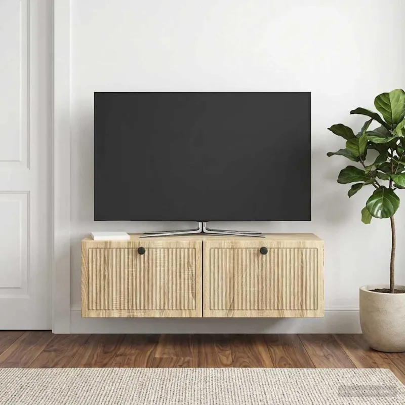 Sieninė TV spintelė Sonoma ąžuolas 98 x 31 x 30 cm