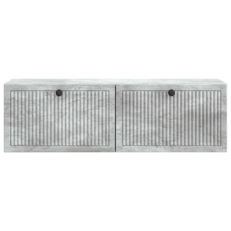 Sieninė TV spintelė Betono pilka 98 x 31 x 30 cm