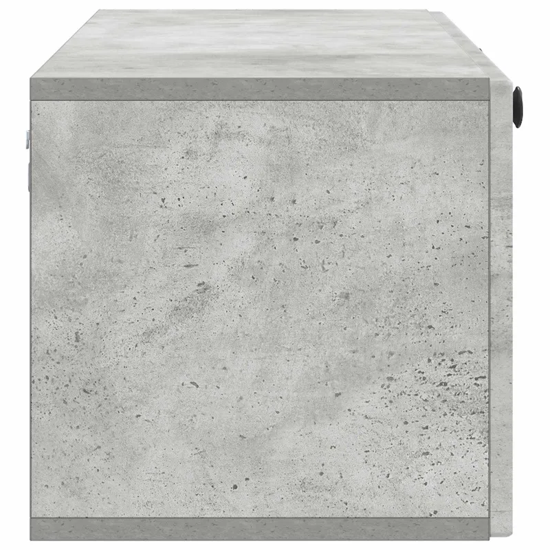 Sieninė TV spintelė Betono pilka 98 x 31 x 30 cm