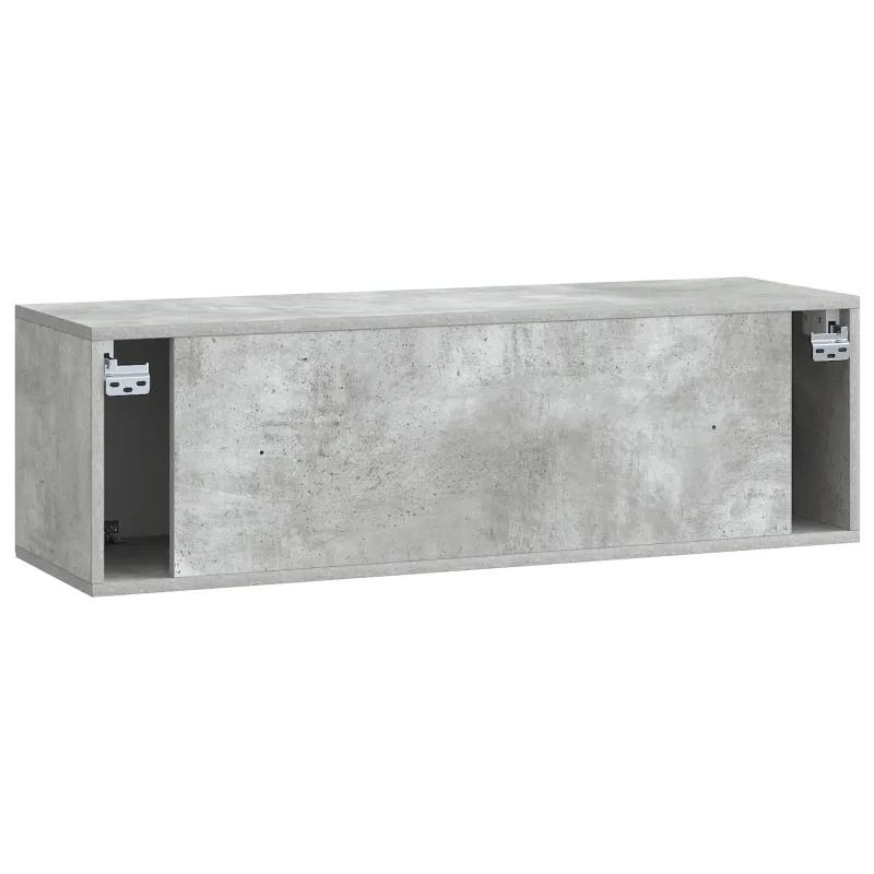Sieninė TV spintelė Betono pilka 98 x 31 x 30 cm