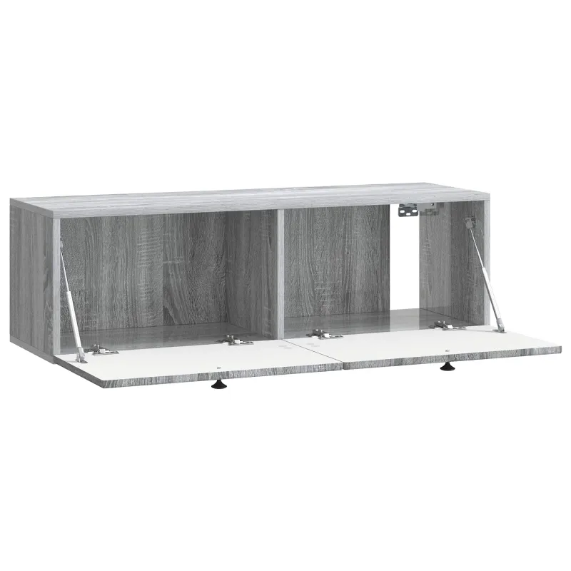 Sieninė TV spintelė Pilka sonoma ąžuolo 98 x 31 x 30 cm