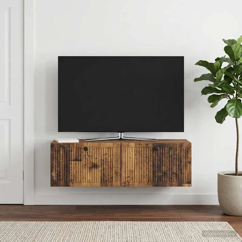 Sieninė TV spintelė Sendintos medienos 98 x 31 x 30 cm
