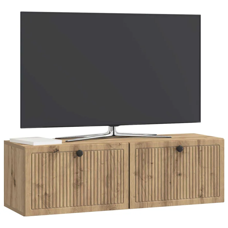 Sieninė TV spintelė Artisano ąžuolo 98 x 31 x 30 cm