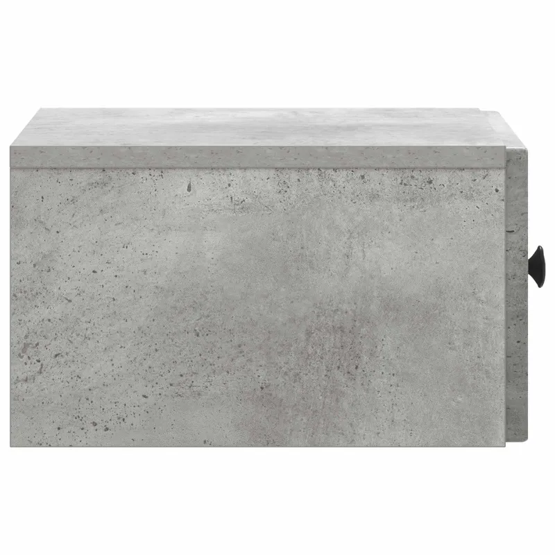 Sieninis naktinis staliukas Betono pilka 33 x 34,5 x 20 cm