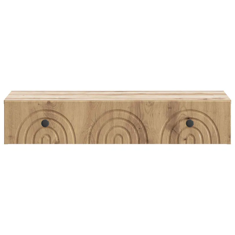 Sieninis šoninis staliukas Artisano ąžuolo 87,5 x 34,5 x 17 cm
