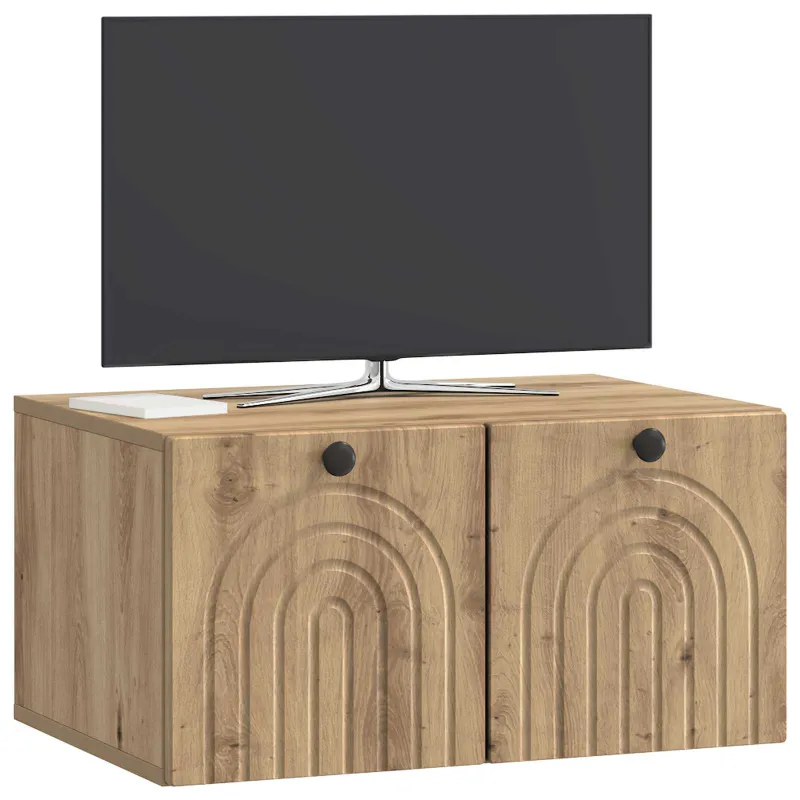 Sieninė TV spintelė Artisano ąžuolo 59,5 x 41 x 30 cm