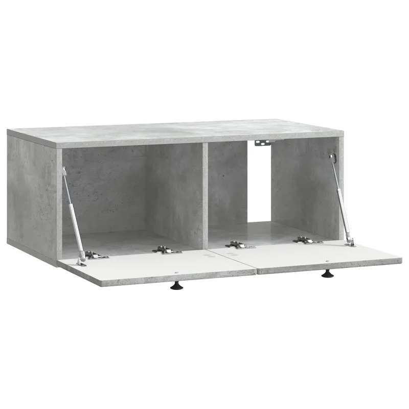 Sieninė TV spintelė Betono pilka 78,5 x 41 x 30 cm