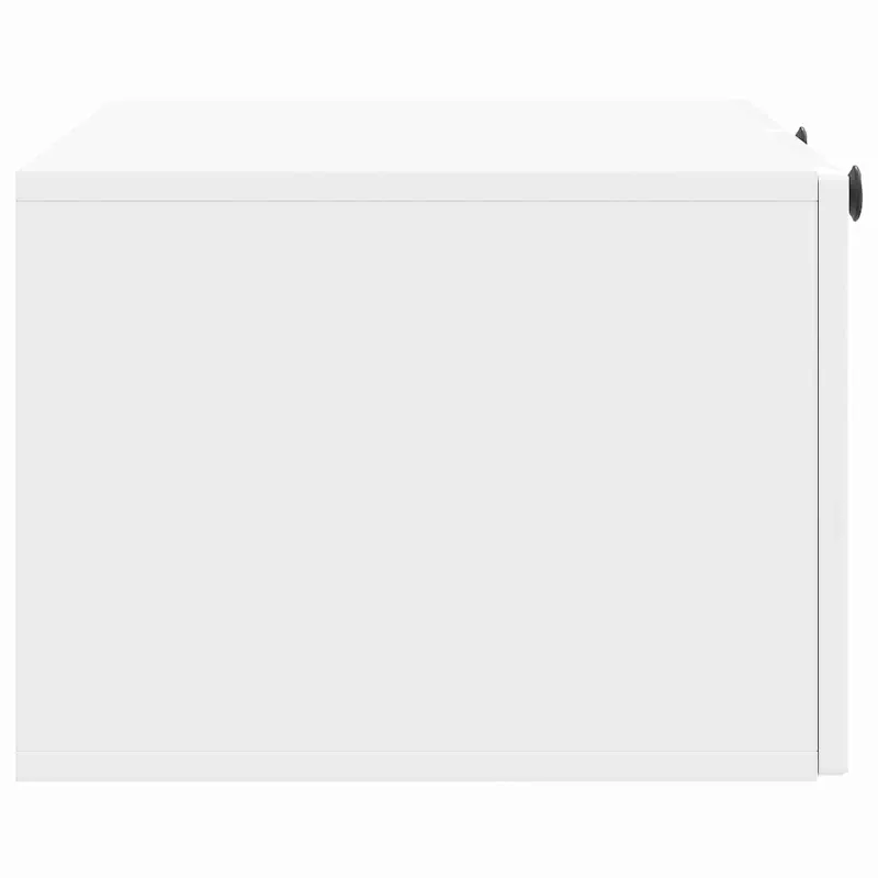 Sieninė TV spintelė Itin blizgi balta 78,5 x 41 x 30 cm
