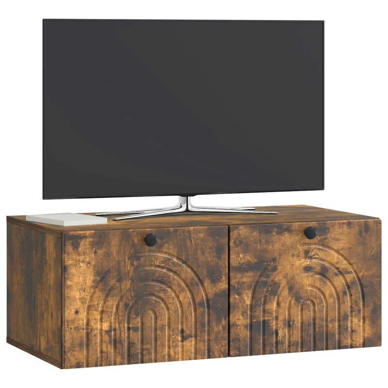Sieninė TV spintelė Dūminio ąžuolo 78,5 x 41 x 30 cm