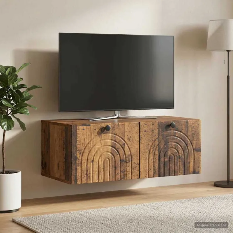 Sieninė TV spintelė Sendintos medienos 78,5 x 41 x 30 cm