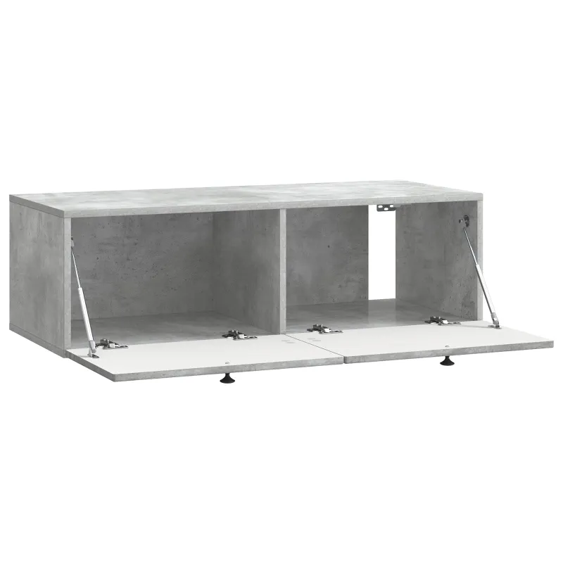 Sieninė TV spintelė Betono pilka 99 x 41 x 30 cm