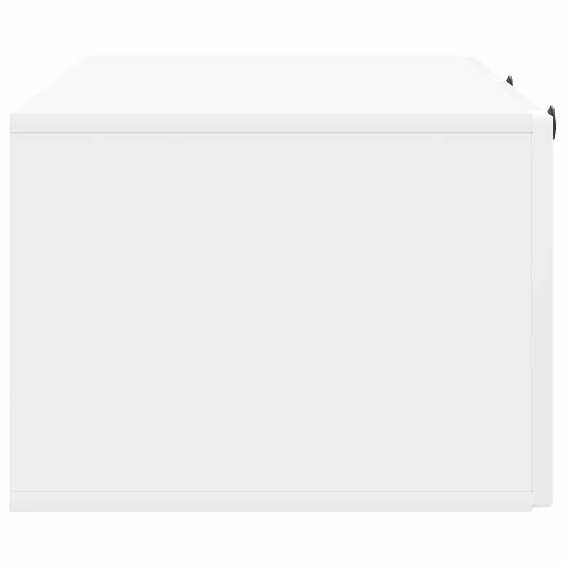 Sieninė TV spintelė Itin blizgi balta 98 x 41 x 30 cm