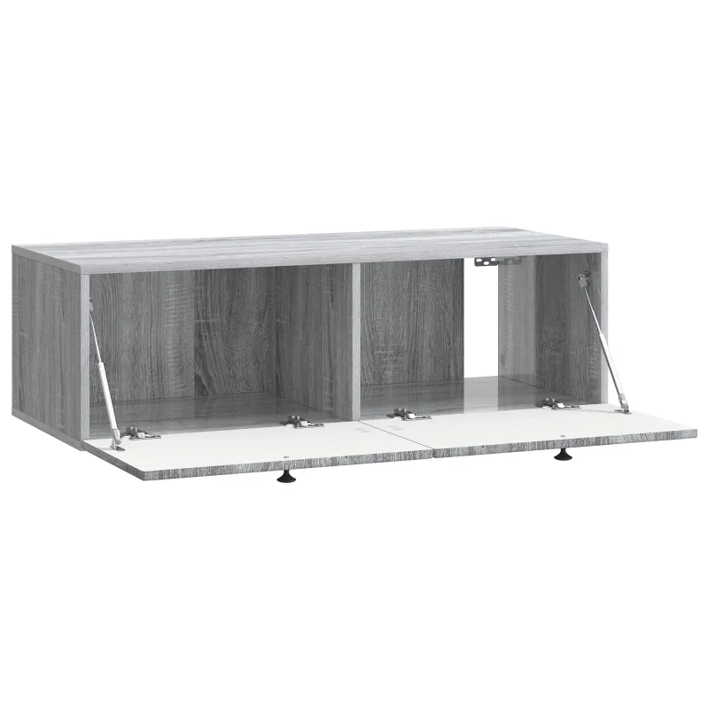 Sieninė TV spintelė Pilka sonoma ąžuolo 99 x 41 x 30 cm