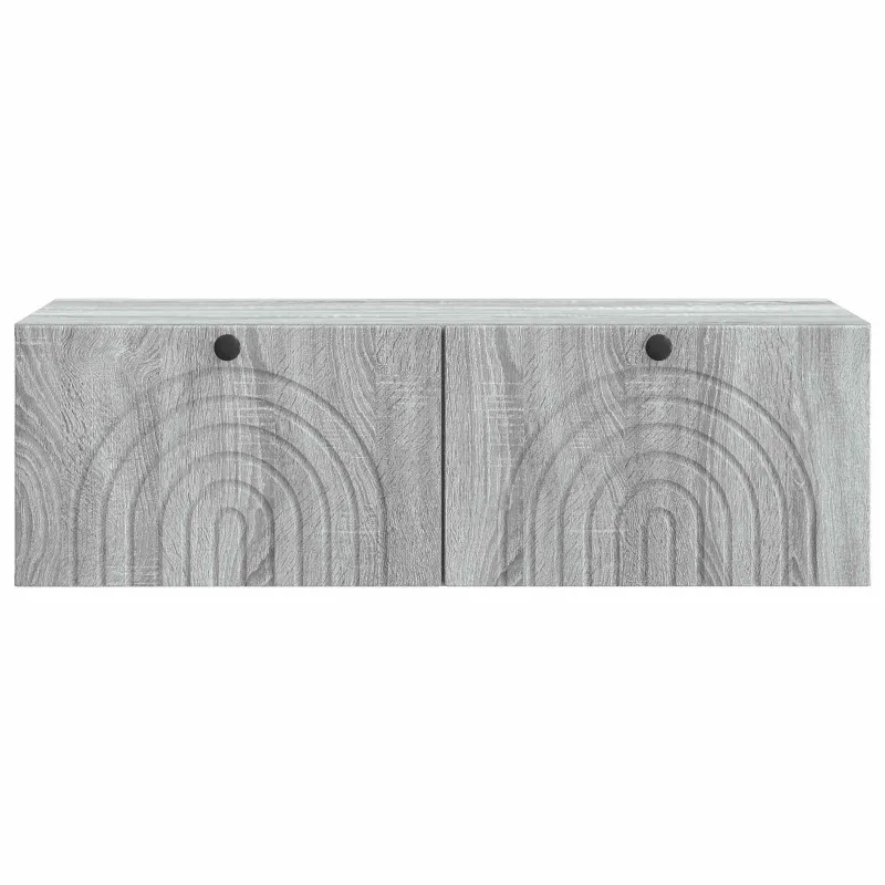 Sieninė TV spintelė Pilka sonoma ąžuolo 99 x 41 x 30 cm
