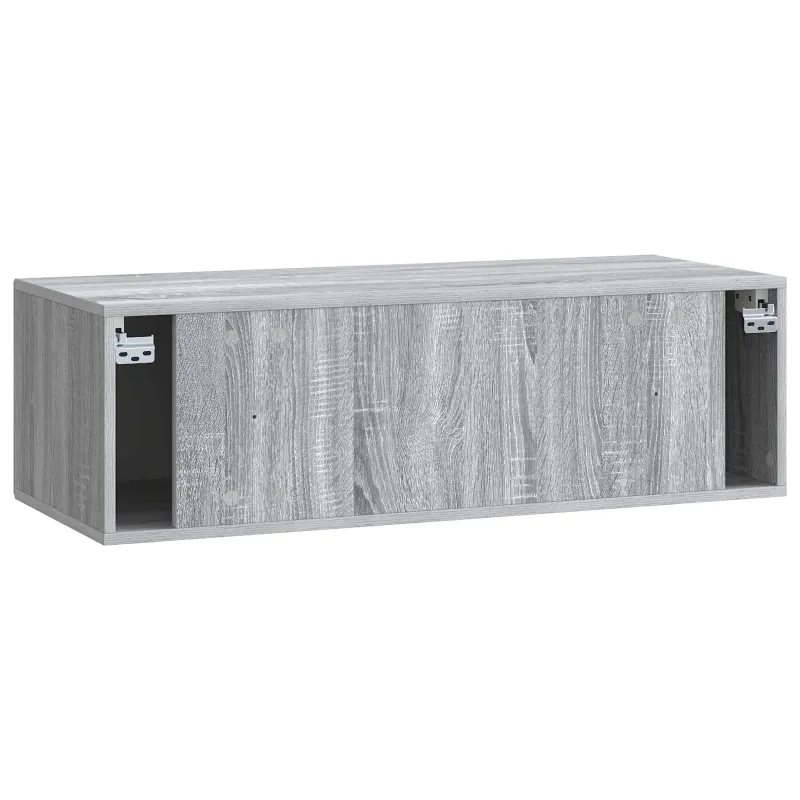 Sieninė TV spintelė Pilka sonoma ąžuolo 99 x 41 x 30 cm