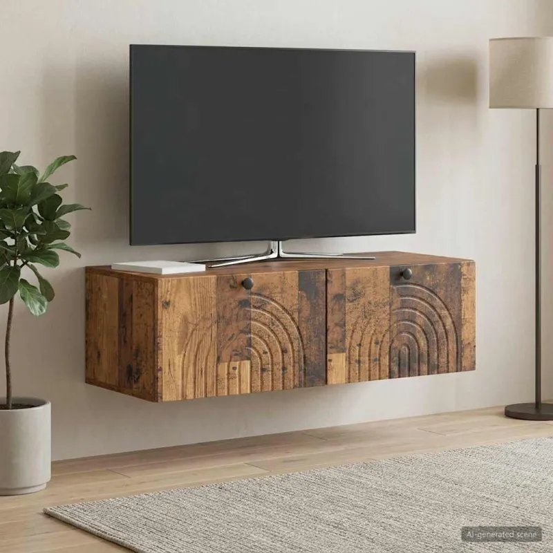 Sieninė TV spintelė Sendintos medienos 99 x 41 x 30 cm