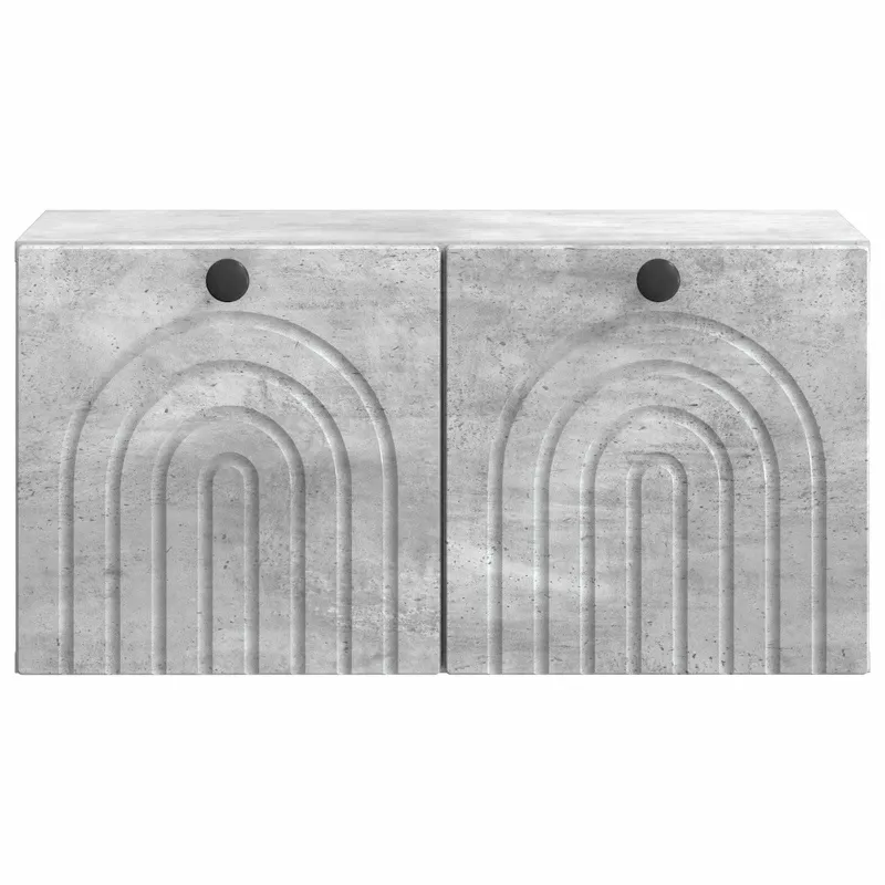 Sieninė TV spintelė Betono pilka 59,5 x 31 x 30 cm