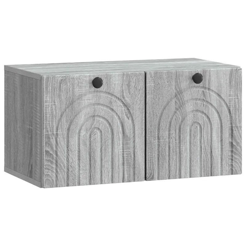 Sieninė TV spintelė Pilka sonoma ąžuolo 59,5 x 31 x 30 cm