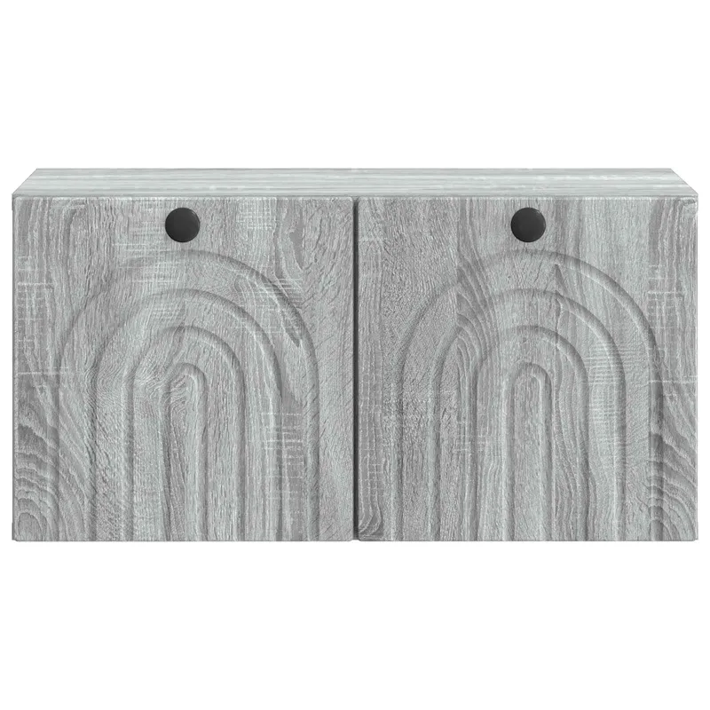 Sieninė TV spintelė Pilka sonoma ąžuolo 59,5 x 31 x 30 cm