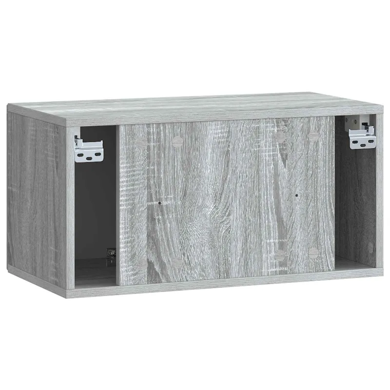 Sieninė TV spintelė Pilka sonoma ąžuolo 59,5 x 31 x 30 cm