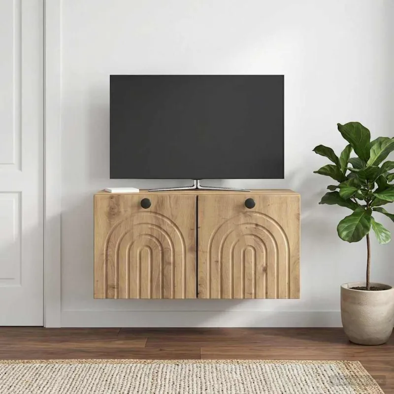 Sieninė TV spintelė Artisano ąžuolo 59,5 x 31 x 30 cm