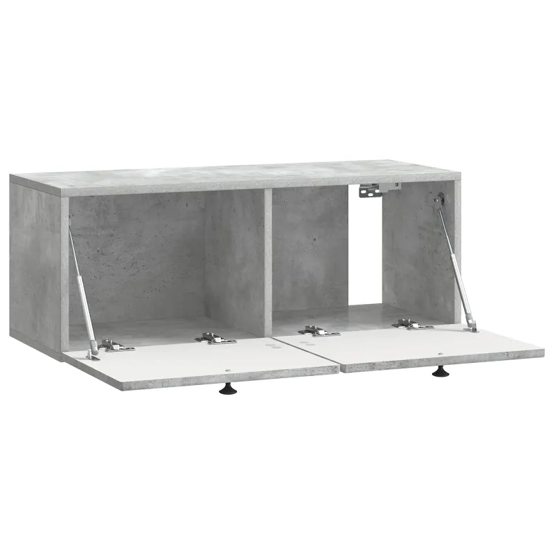 Sieninė TV spintelė Betono pilka 78,5 x 31 x 30 cm