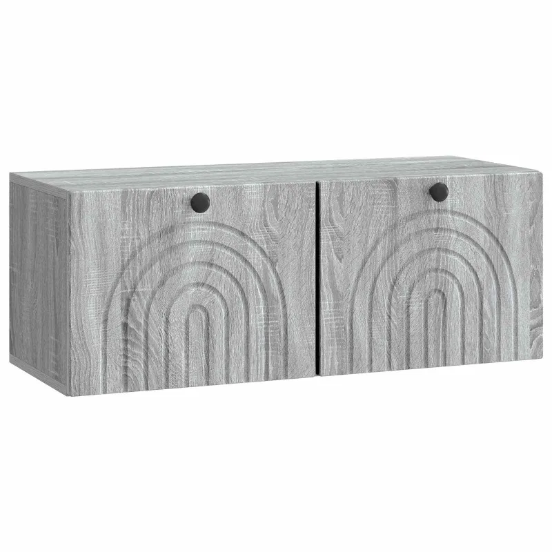 Sieninė TV spintelė Pilka sonoma ąžuolo 78,5 x 31 x 30 cm