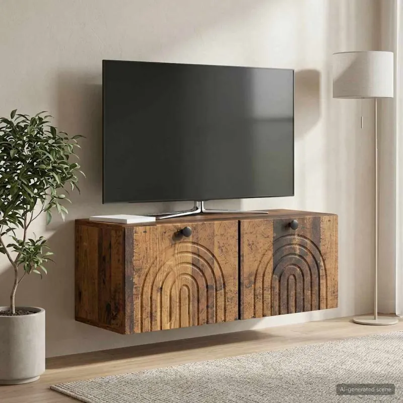 Sieninė TV spintelė Sendintos medienos 78,5 x 31 x 30 cm